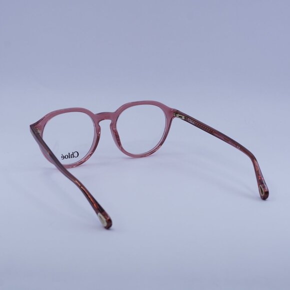 Chloe CH0012O 006 Eyeglasses Pink 50mm Square Frame